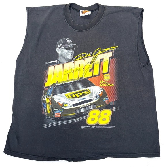 Winners Circle Other - VTG Dale Jarrett #88 NASCAR Racing Tank Top Men 2XL Black Winners Circle Graphic
